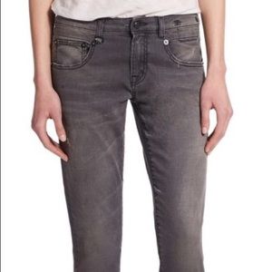 R13 Boy Skinny Jean in Grey Orion